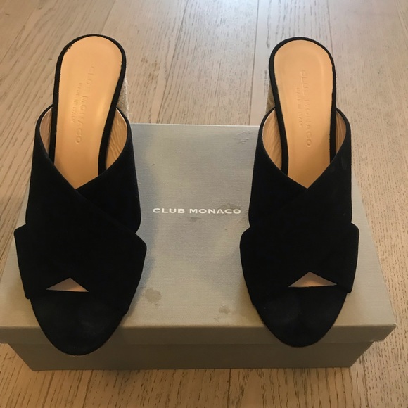 Club Monaco Atashia block heel sandals - Picture 3 of 7